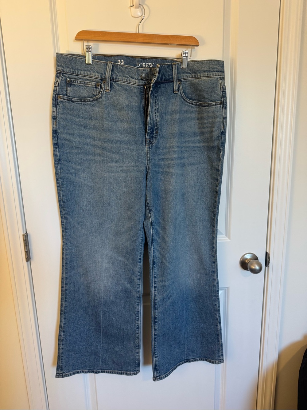 J. Crew Medium Wash Flared Jeans